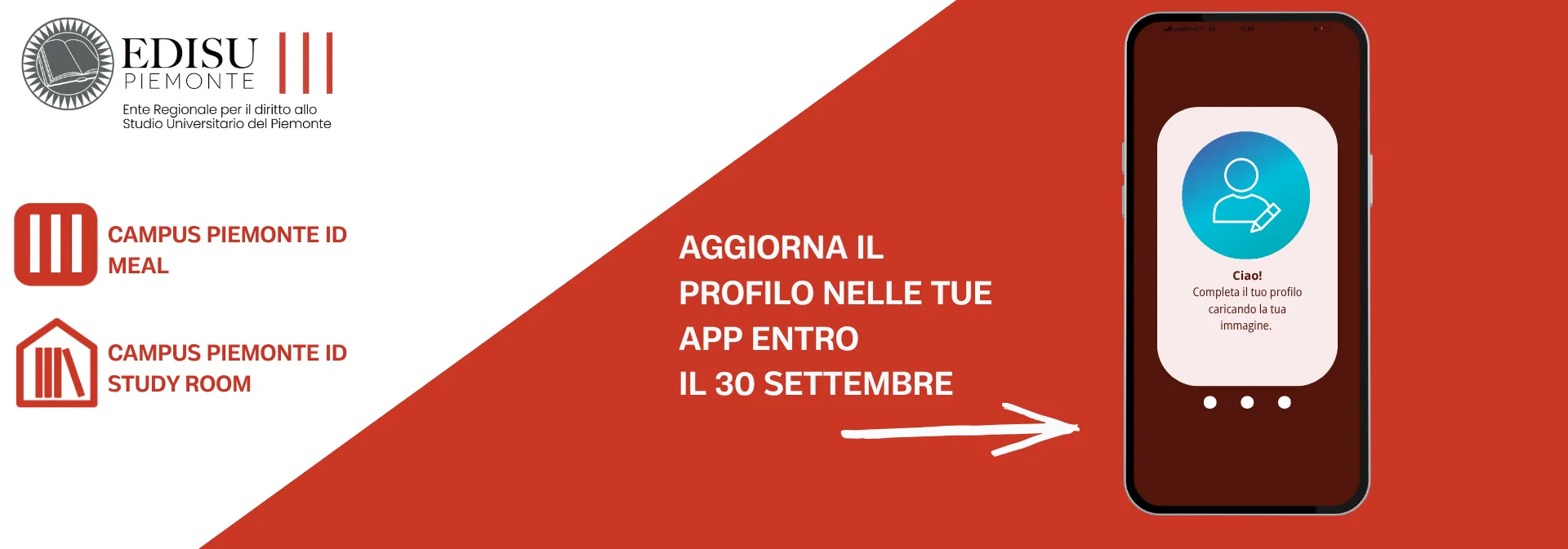 Aggiornamento profilo App al 30 settembre 2025