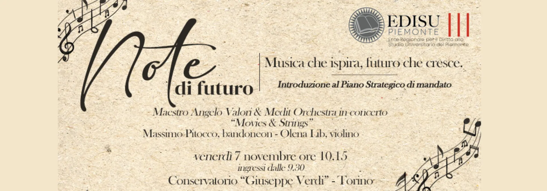 Evento Note di Futuro 7 novembre