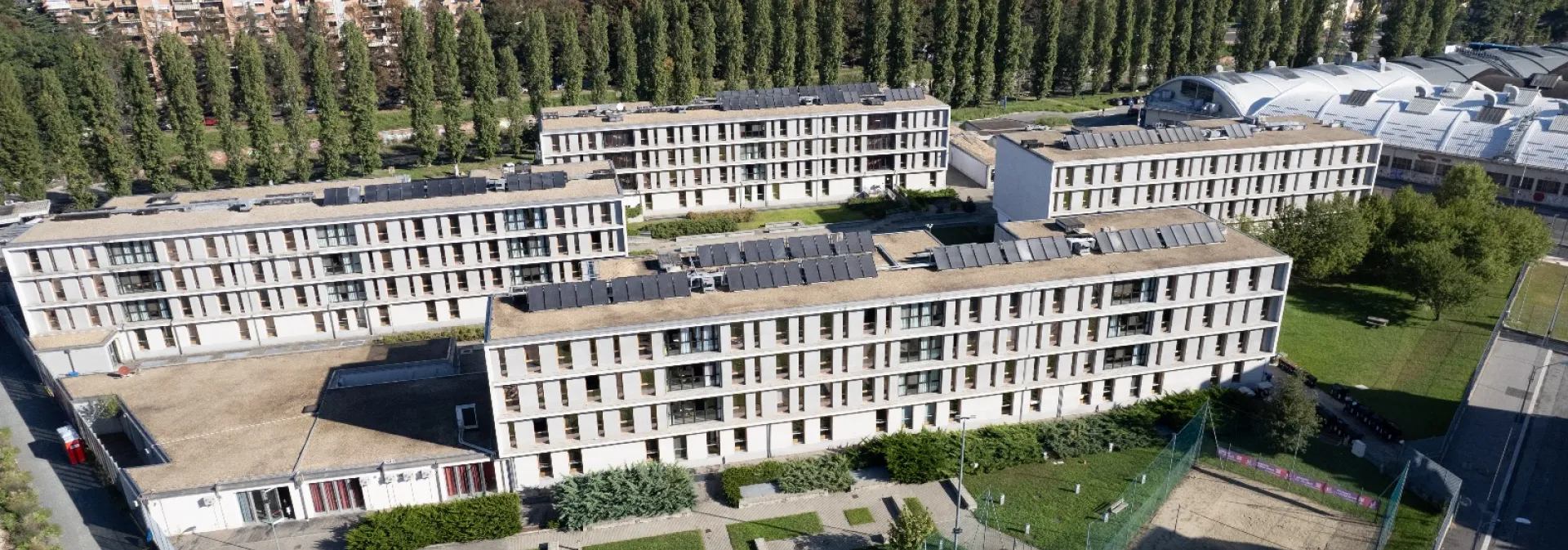 Residenza olimpia dall'alto